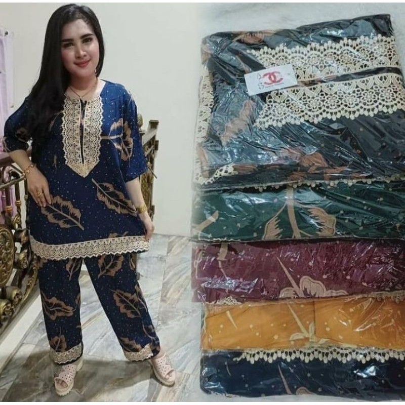 DASTER ARAB/SETELAN CP MOTIF DAUN/DASTER MURAH