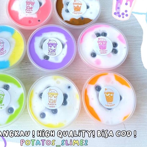 ♧ PROMO Boba Slime Potatos | Potatos_Slime2 200ml dan 400ml ☑