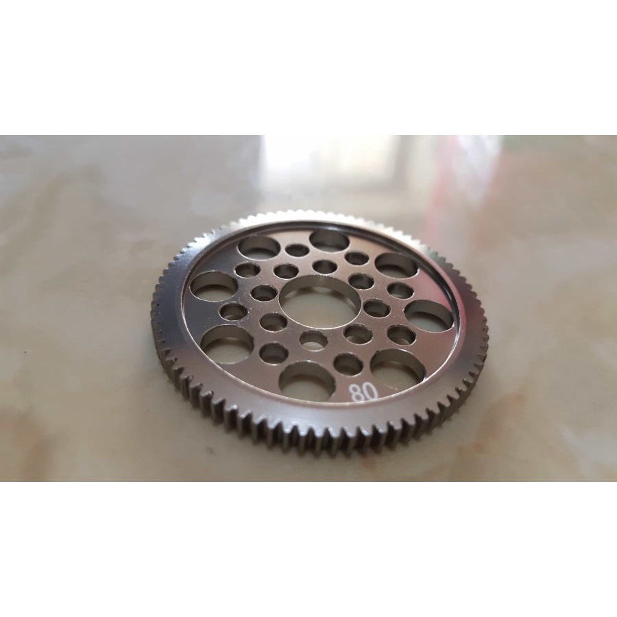 sakura alloy 7075 metal 48p spur gear 80 tooth