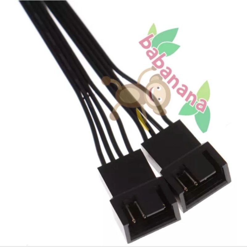 pwm 1 to 2 splitter kabel cabang fan cpu casing pc extension dual