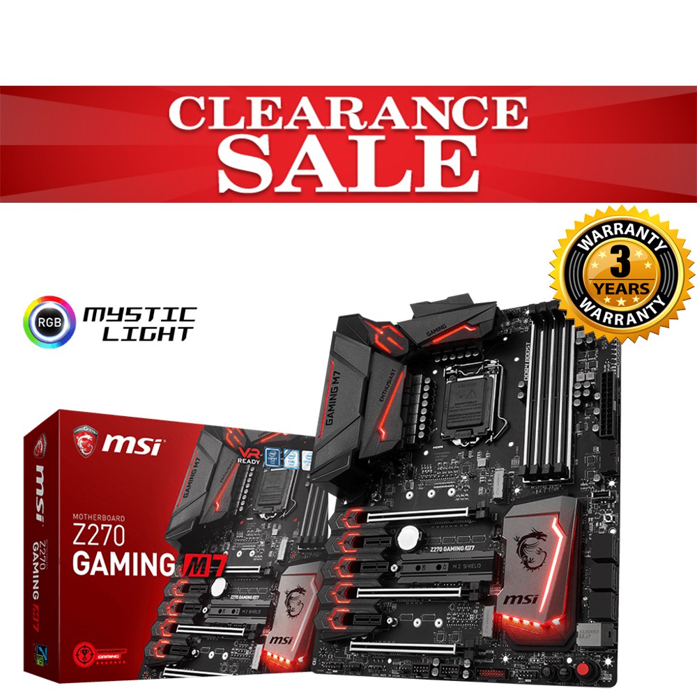 [CLEARANCE PRICE] MSI Z270 GAMING M7 - ATX