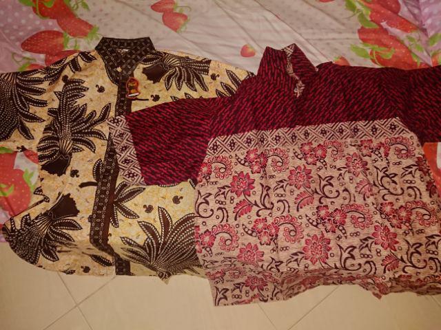Kemeja Batik Pria Size M L Xl Xxl Dan 5l