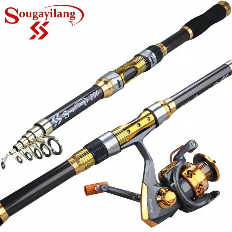 SET JORAN TELESCOVIC PLUS REEL SPINNING CLASS 4000 ORIGINAL SAUGAYILANG SS MURAAAHHH