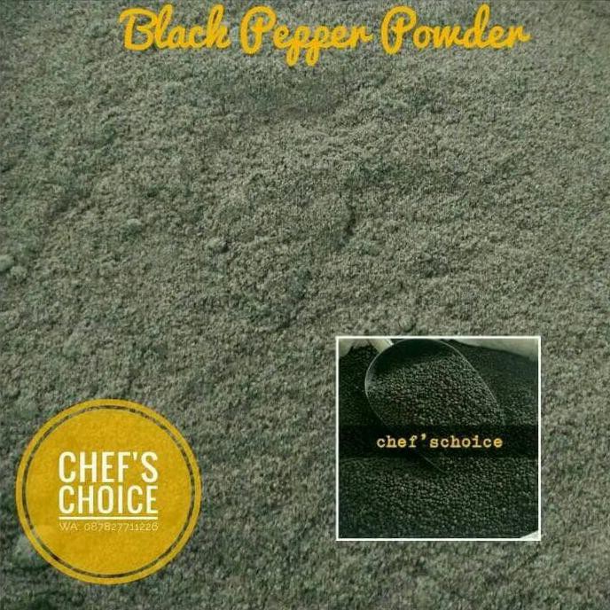 

BERKUALITAS! Black Pepper Powder Pure/ Lada Hitam Bubuk Asli 25 gram