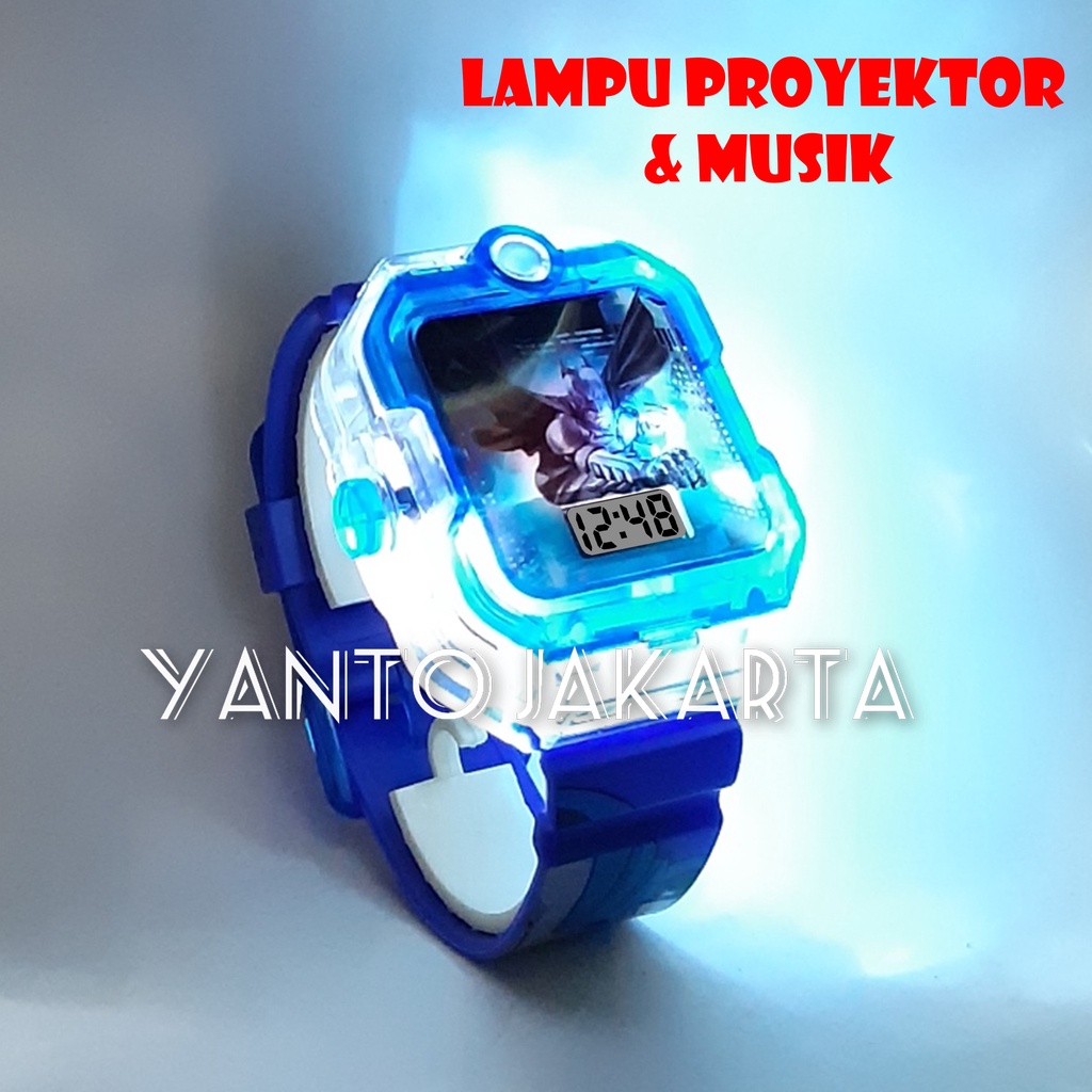 BATMAN JAM TANGAN ANAK LAMPU MUSIK LAKI LAKI