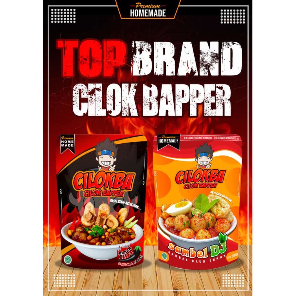 

(READY STOCK) CILOKBA CILOK BAPPER BAPER TULANG RANGU SAMBEL IRENG & SAMBEL DAUN JERUK CILOK PEDAS