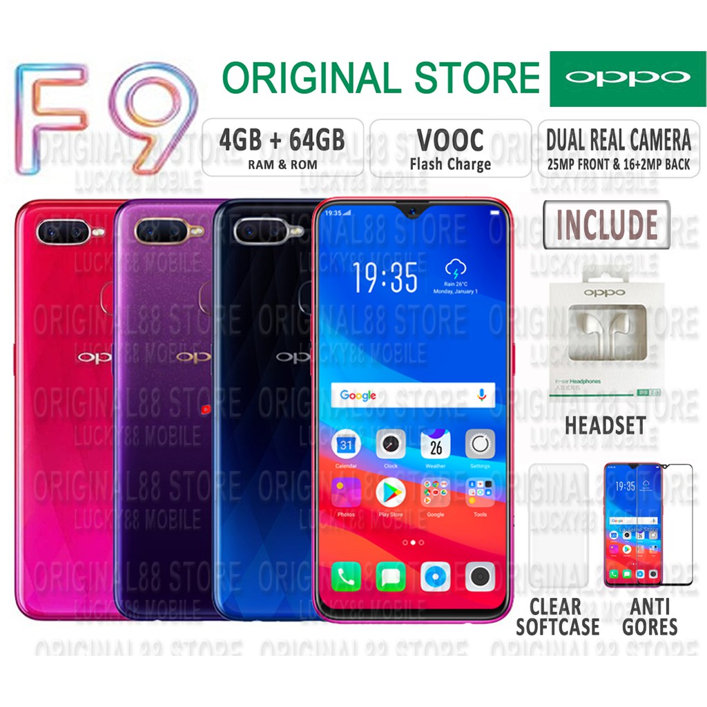  BISA COD iOPPOi iF9i 4GB RAM 64GB ROM GARANSI RESMI 