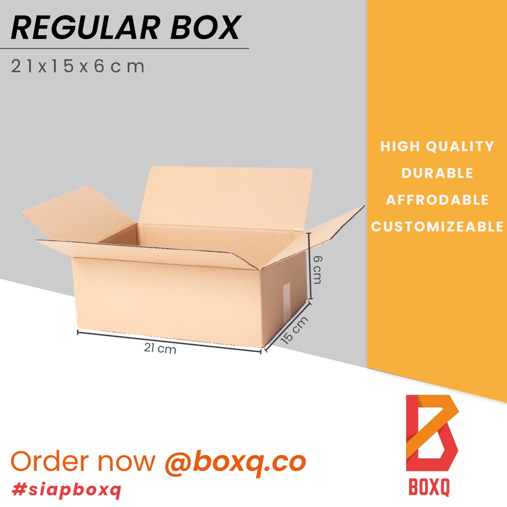 

BOX / KARDUS / DUS COKLAT PACKING POLOS UK. 21x15x6cm