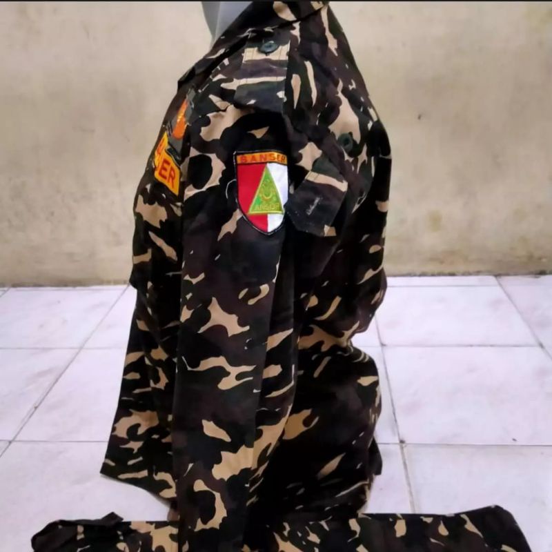 SERAGAM PDL BANSER BAHAN RIPSTOK