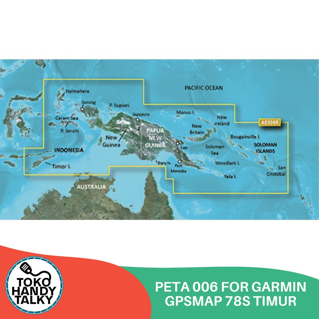 PETA 006 FOR GARMIN GPSMAP 78S TIMUR