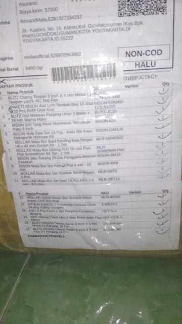 Mollar Id500 Mesin Bor Tembok Beton Impact Drill 500 Watt