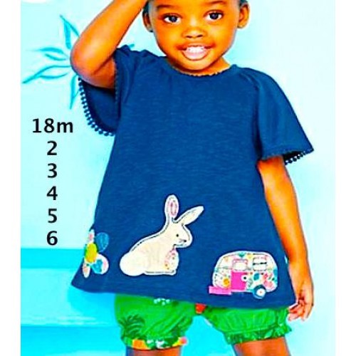 Baju anak perempuan impor reseller/dropship Rabbit Setelan sc-15323
