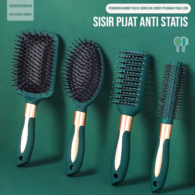 CJHC TINO TINO SISIR RAMBUT ANTI KUSUT/SISIR PIJAT ANTI STATIS/HAIR COMB