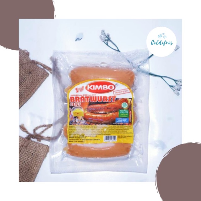 

SOSIS kimbo bratwurst isi keju 500gr