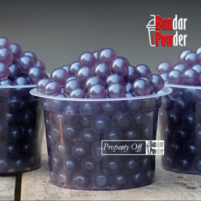 

MINUM-SIAP-DRINK-TO-READY- POPPING BOBA BLACKCURRANT - LOKAL POPING MINUMAN BUKAN IMPORT TAIWAN