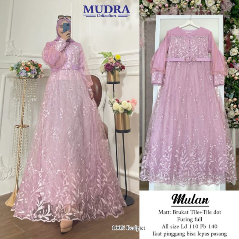 MULAN NURMA DRESS BROCADE BY MUDRA 20 7