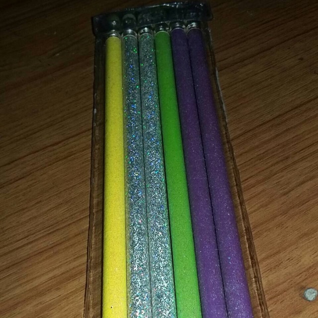 

Glittery pencil, pensil fancy, pensil gemerlap, pensil kayu