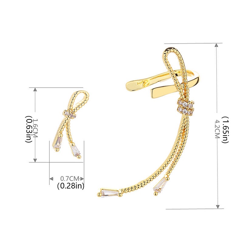 Anting Gantung Sterling Silver 925 Model Willow Dengan Kristal Untuk Wanita