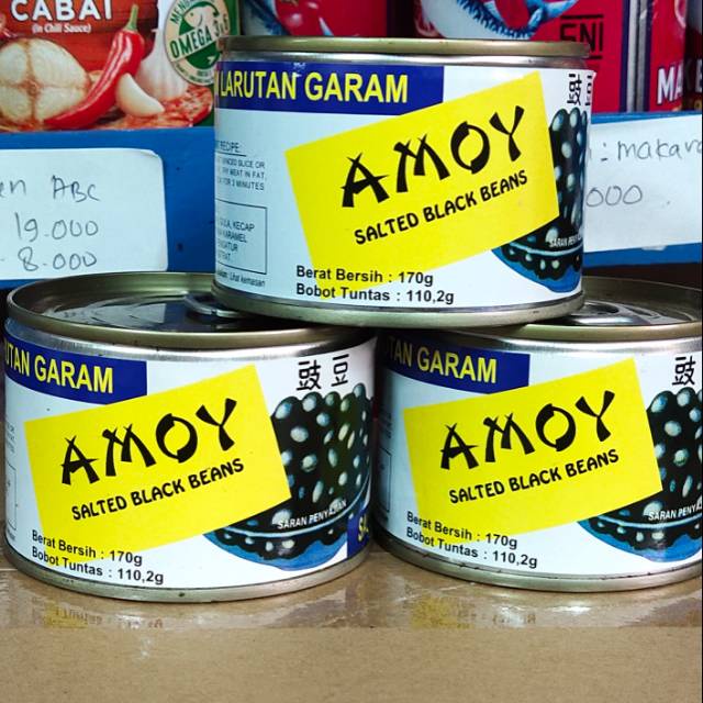 SALTED BLACK BEANS / AMOY - IKPS 170G