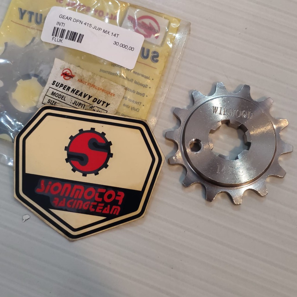 Gear Depan / Gir Depan / Front Sproket 415 Yamaha Jupiter MX / Sniper MX Baja 14T Wilwood-3