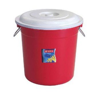 EMBER TUTUP 30 LITER LION STAR PLASTIK GAGANG KAWAT / EMBER 8 GALON / TONG AIR