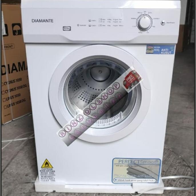 DRYER LAUNDRY GAS DIAMANTE CYGNUS 1050 MESIN PENGERING 10.5KG Termurah