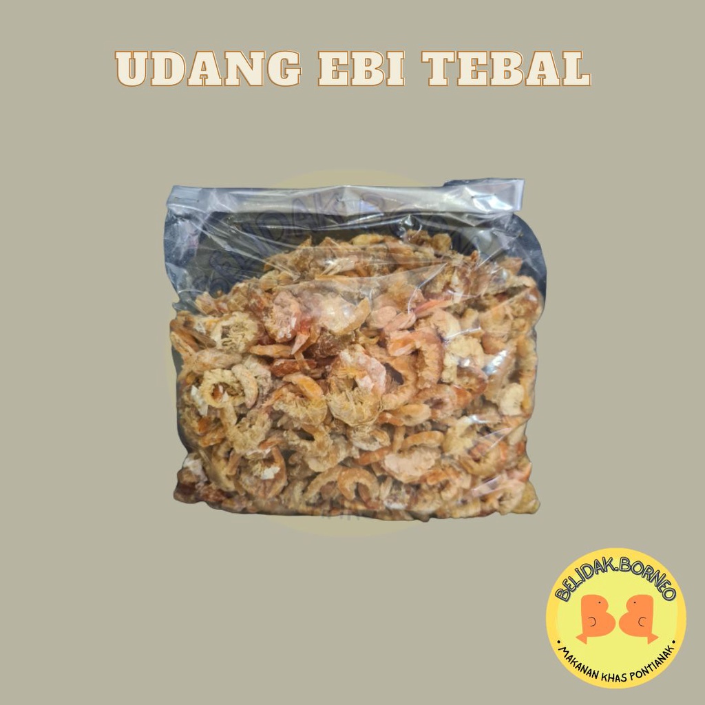 

Udang Ebi Tebal/ Hebi Tebal Pontianak 500 gr