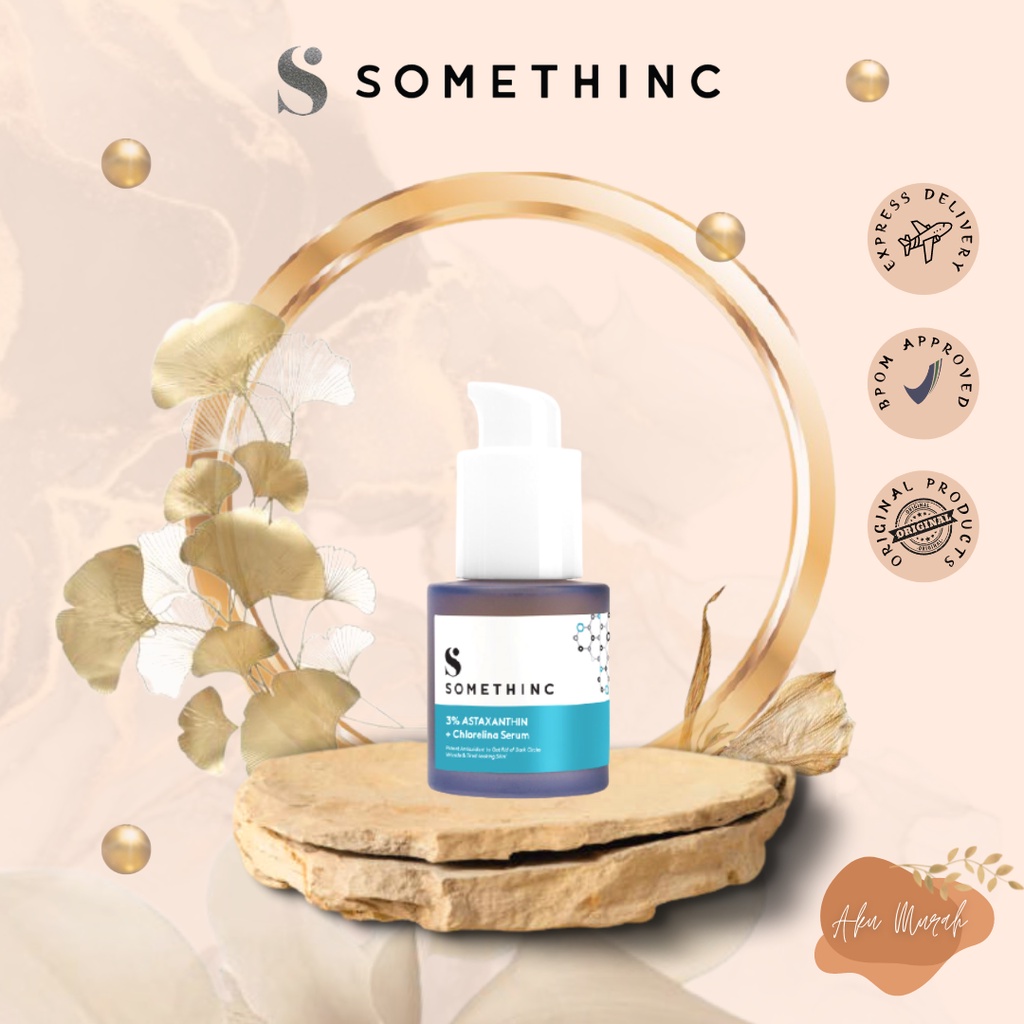 ✨ AKU MURAH ✨SOMETHINC 3% Astaxanthin + Chlorelina Serum 20ml