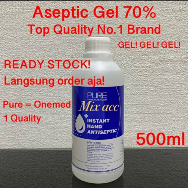 Onemed Aseptic Gel Antiseptic 500ml