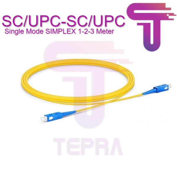 Patch Cord Fiber Optic SC/UPC-SC/UPC Single Mode SIMPLEX 1-2-3 Meter