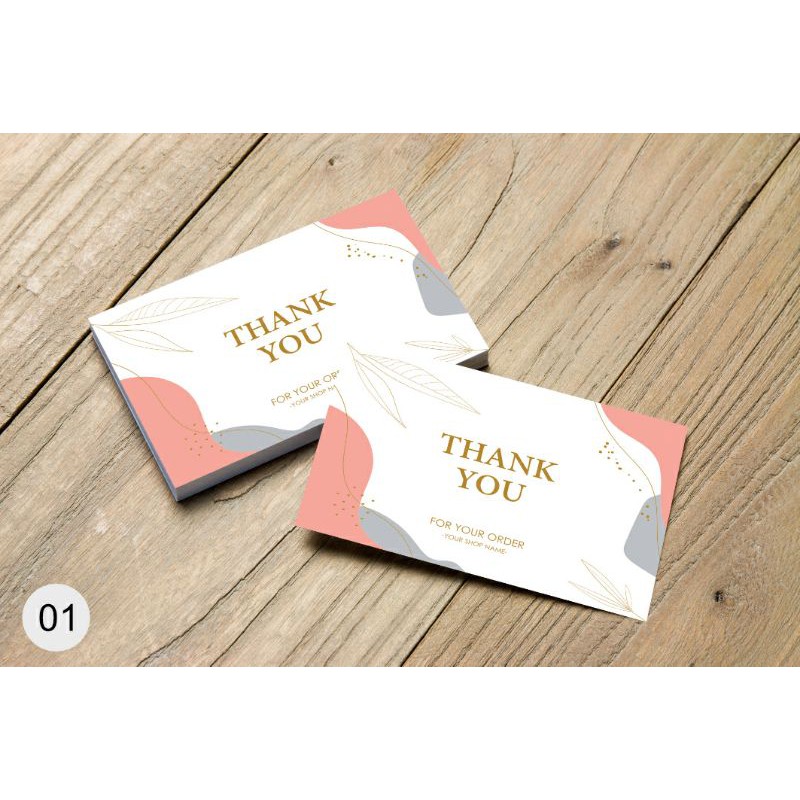

Thank you card kartu terima kasih greeting card olshop