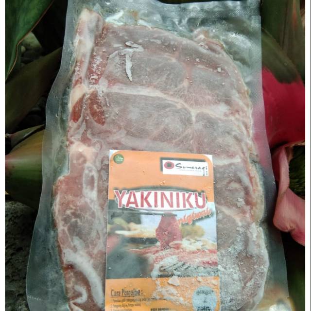 

Sumeragi Yakiniku Nigiwai BEEF Slice daging sapi 150gr HALAL