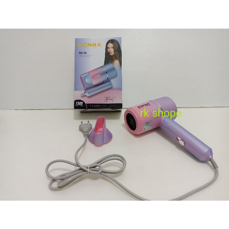 promo 12 12 sonar hairdryer teknologi ion hair dryer pengering rambut  angin kencang