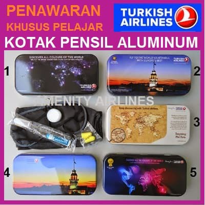 

KOTAK PENSIL ALUMINUM DARI TURKISH AIRLINES