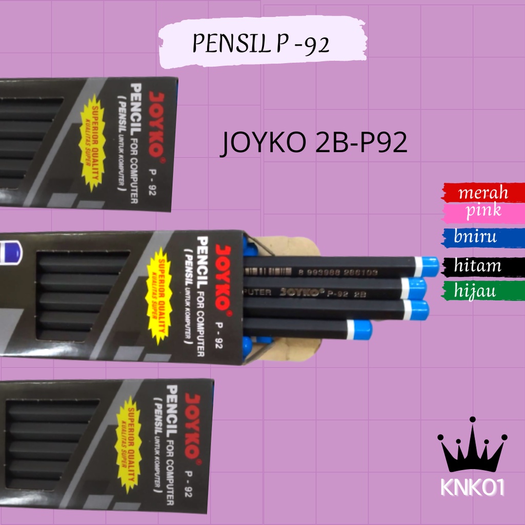 

Pensil 2B JOYKO P-92 Hitam Bast Quality