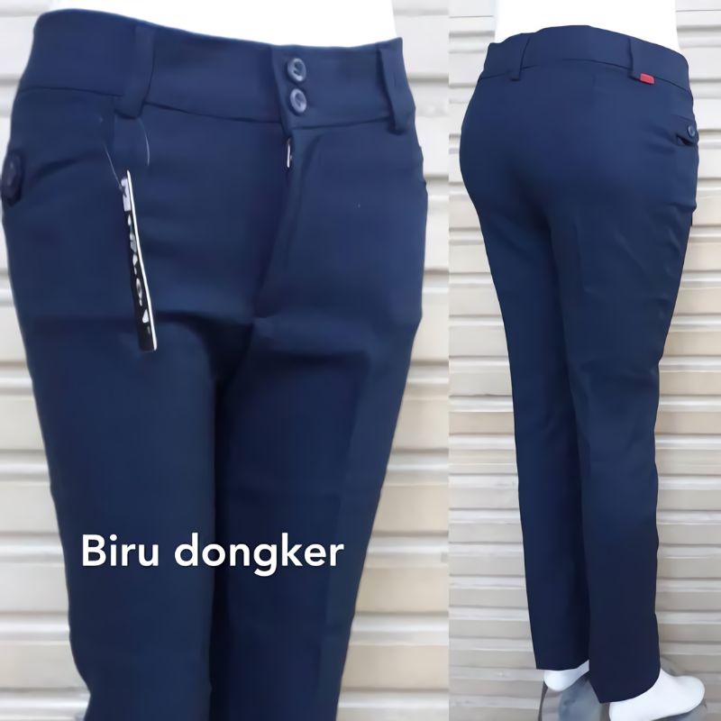 celana kantor wanita panjang slim fit