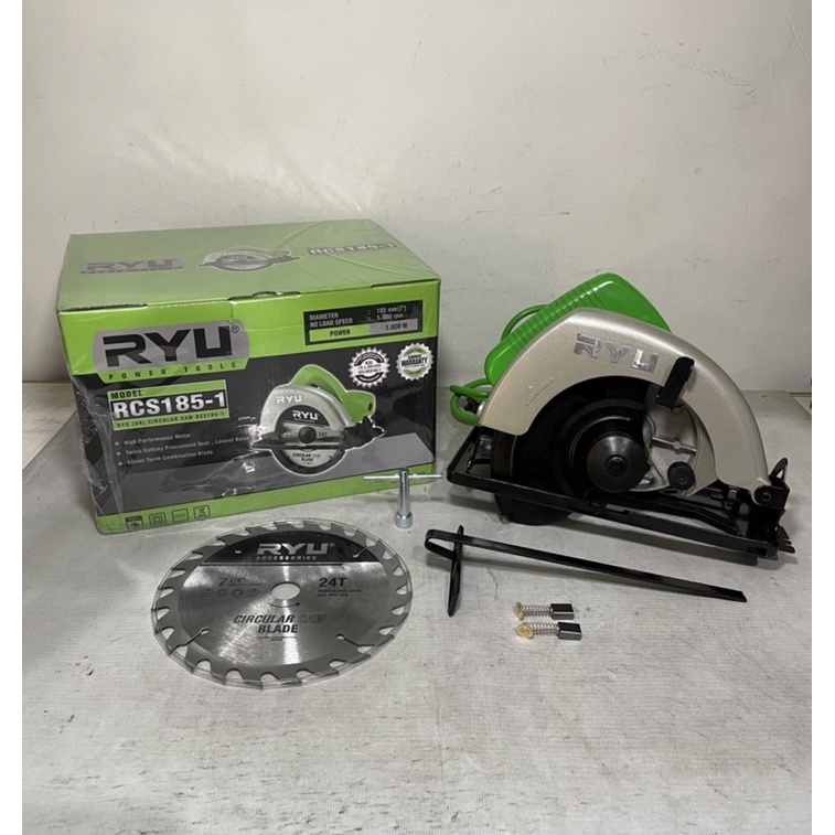 mesin potong kayu ryu / circular saw rcs 185-1 ryu / mesin potong gergaji kayu 7 inch