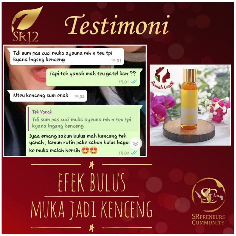 SR12 FACIAL WASH BULUS TERAMPUH..!!! SABUN PENCERAH WAJAH AMAN BERSTANDART BPOM