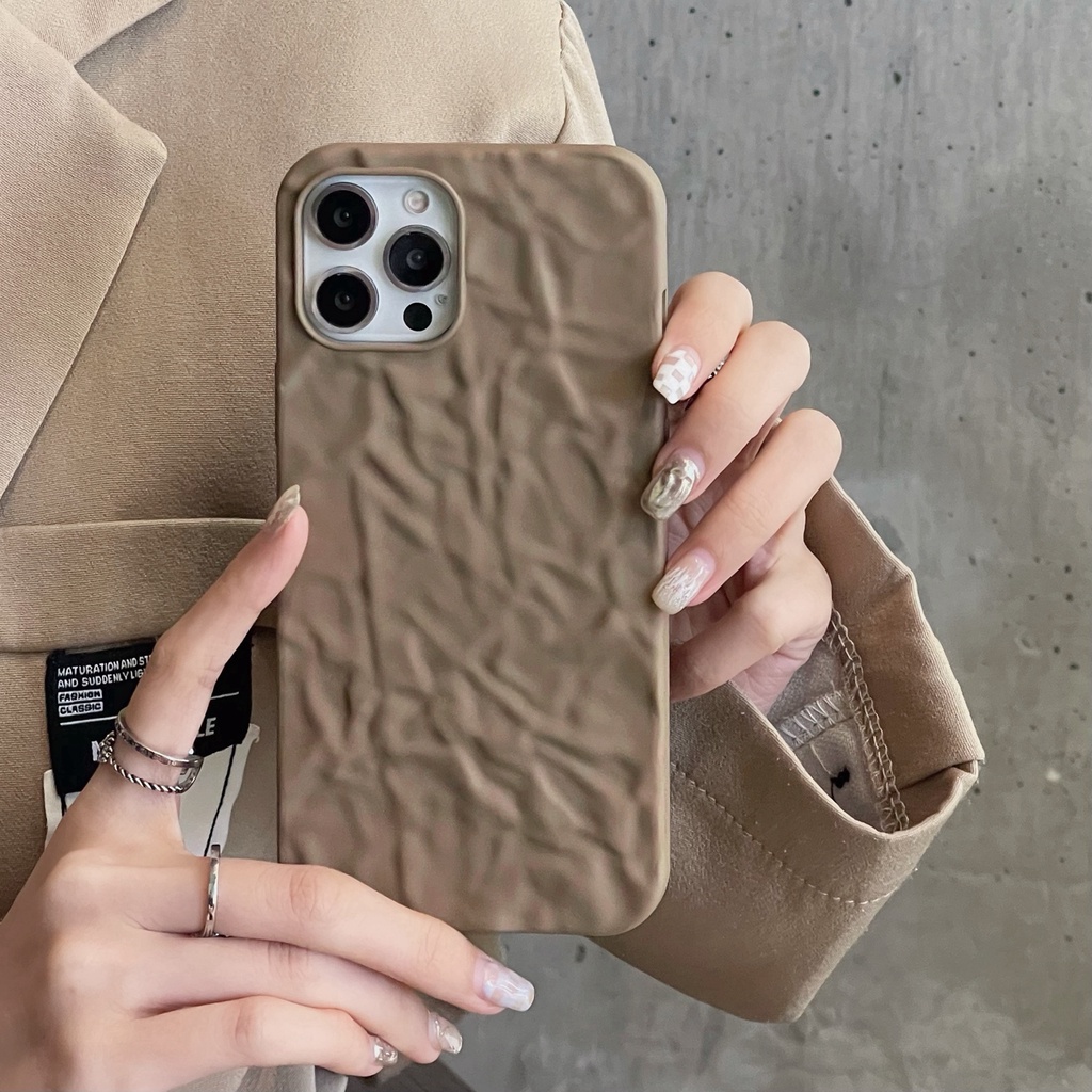 Soft Case Motif Kertas Timah Kopi Shockproof Untuk Iphone 13 12 11 Pro Max 8 + 7 Plus X Xs Max Xr X
