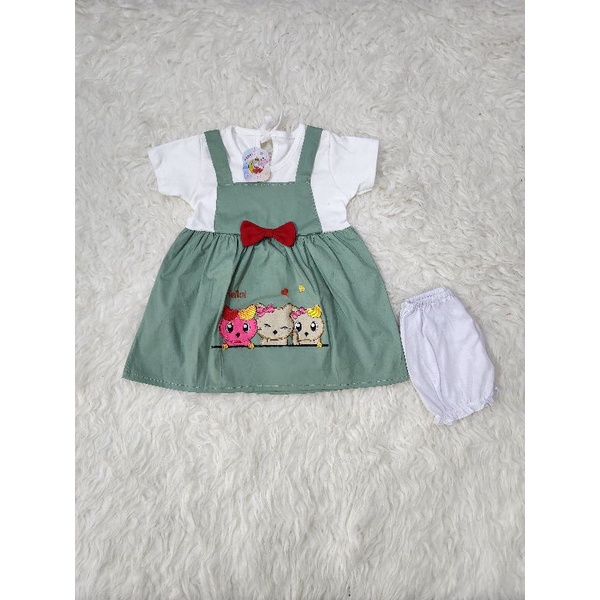 baju bayi perempuan dress babygirl jsb8