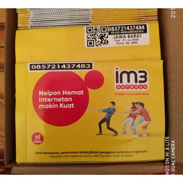 Perdana Im3 pulsa 2000 segel september 2020