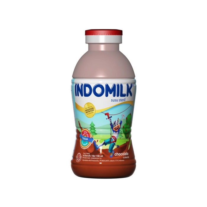 

Indomilk Susu Cair Indomilk Botol Coklat 190 Ml