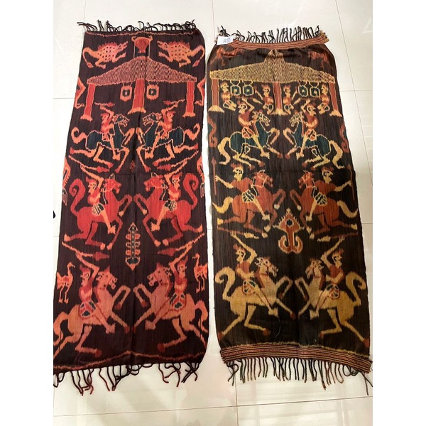 Jual Pasmina Tenun Sumba Timur Ntt Pewarna Alam Original Shopee Indonesia 