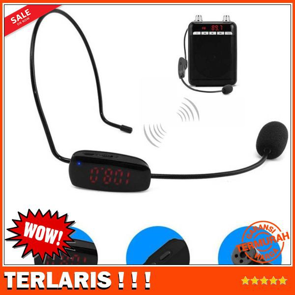 FM Transmitter Wireless Microphone Headset for Guide Tour - FW1S