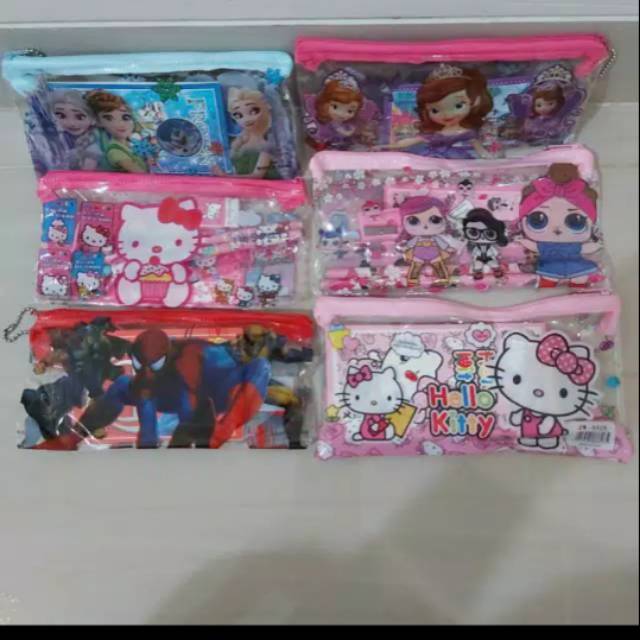 

Tempat Pensil Plastik lengkap dg isi