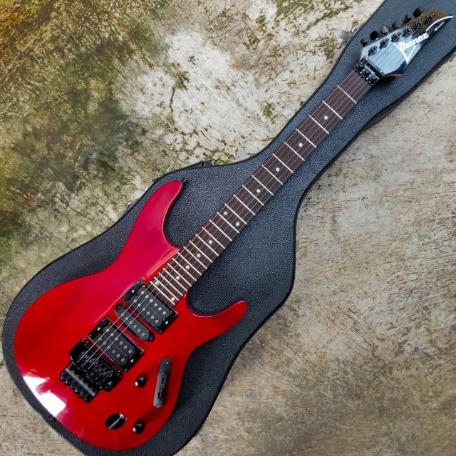 Gitar Elektrik Ibanez S Series custom warna merah with Tremolo up cocok utk semua genre