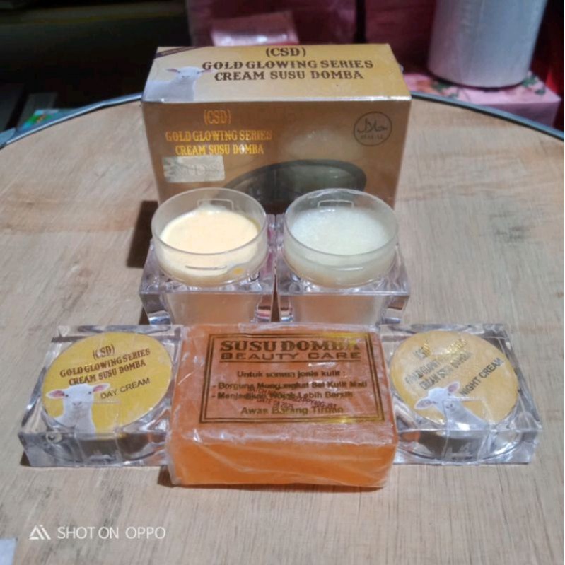 Paket Cream Susu Domba Gold Mini Holo Mds//Cream Csd Mini 15gr Original//Cream Sudom