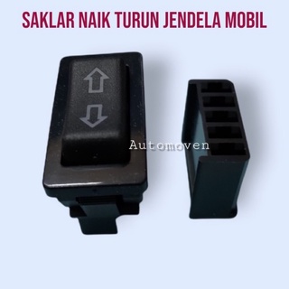 Jual SAKLAR SWITCH POWER WINDOW UNIVERSAL JENDELA MOBIL PENCET ATAS