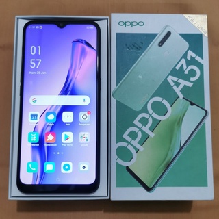 Jual OPPO A31 RAM 6/128GB SECOND BEKAS RESMI FULLSET | Shopee Indonesia