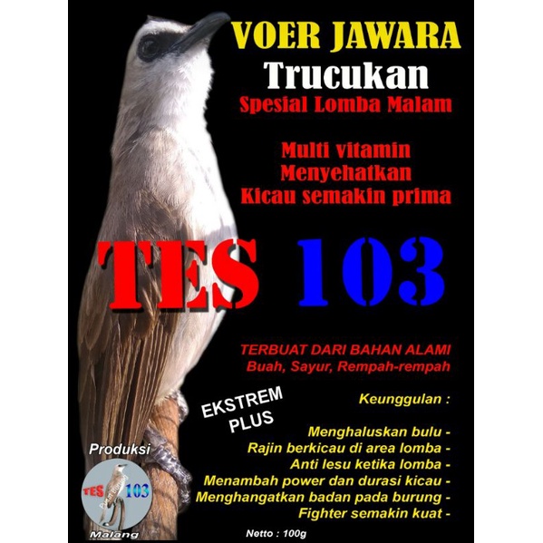 VOER JAWARA TRUCUKAN TES 103 EKSTREM PLUS